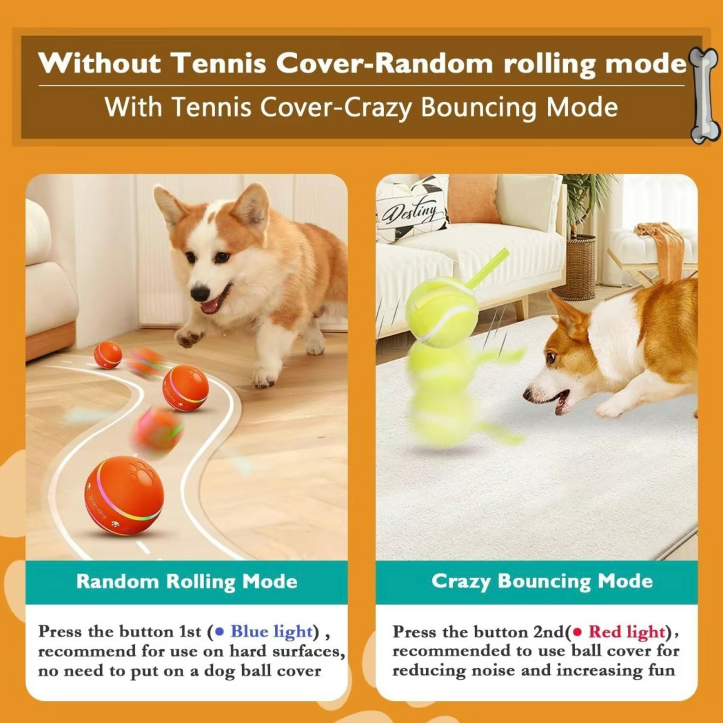 ZoomieRush™ Smart Dog Ball