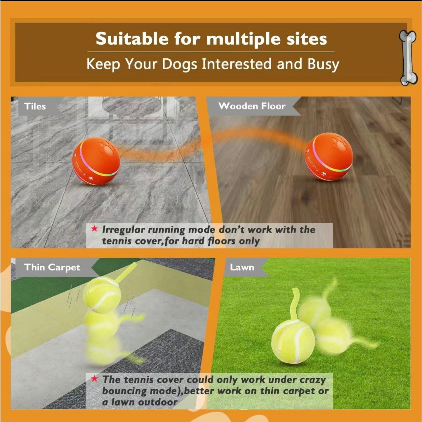ZoomieRush™ Smart Dog Ball