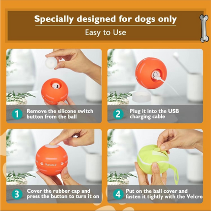 ZoomieRush™ Smart Dog Ball