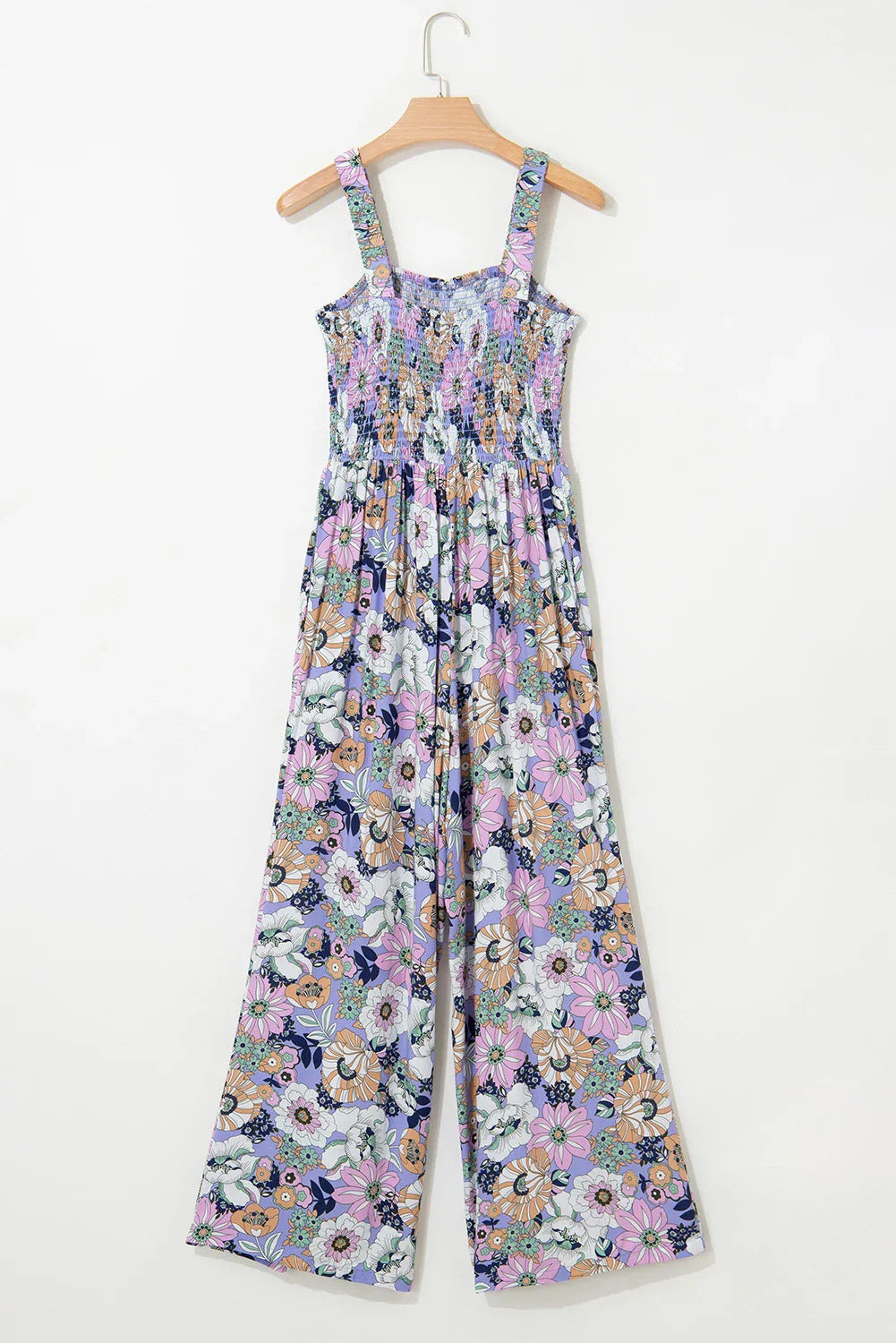 BloomDrape™ - Floral Wide Leg Jumpsuit