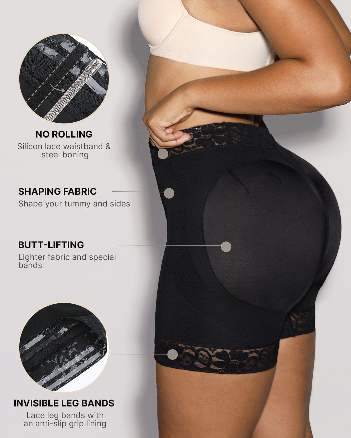 CurveEnhance Shapewear Shorts