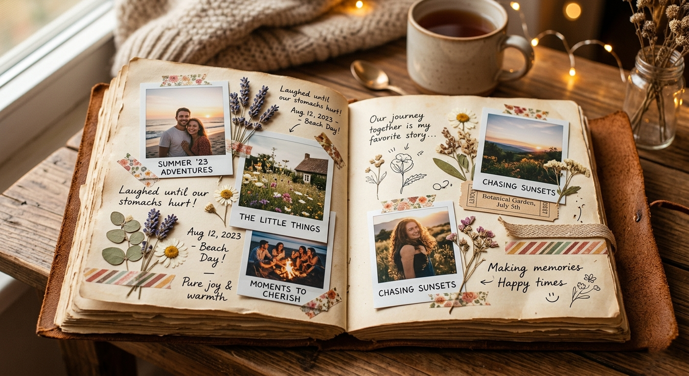 Memory Bloom Scrapbox Set