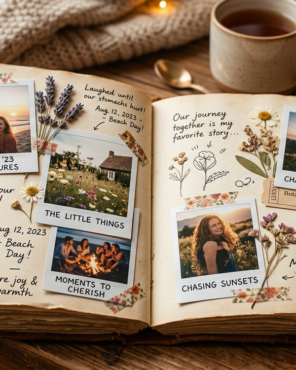 Memory Bloom Scrapbox Set