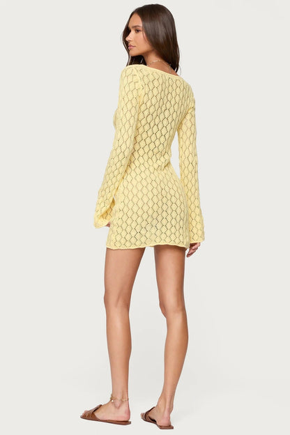 La Sirena® Crochet Mini Dress