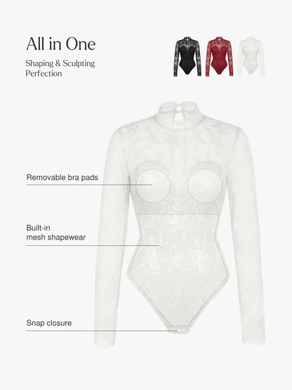 LaceSculpt™ All-In-One Lace Bodysuit